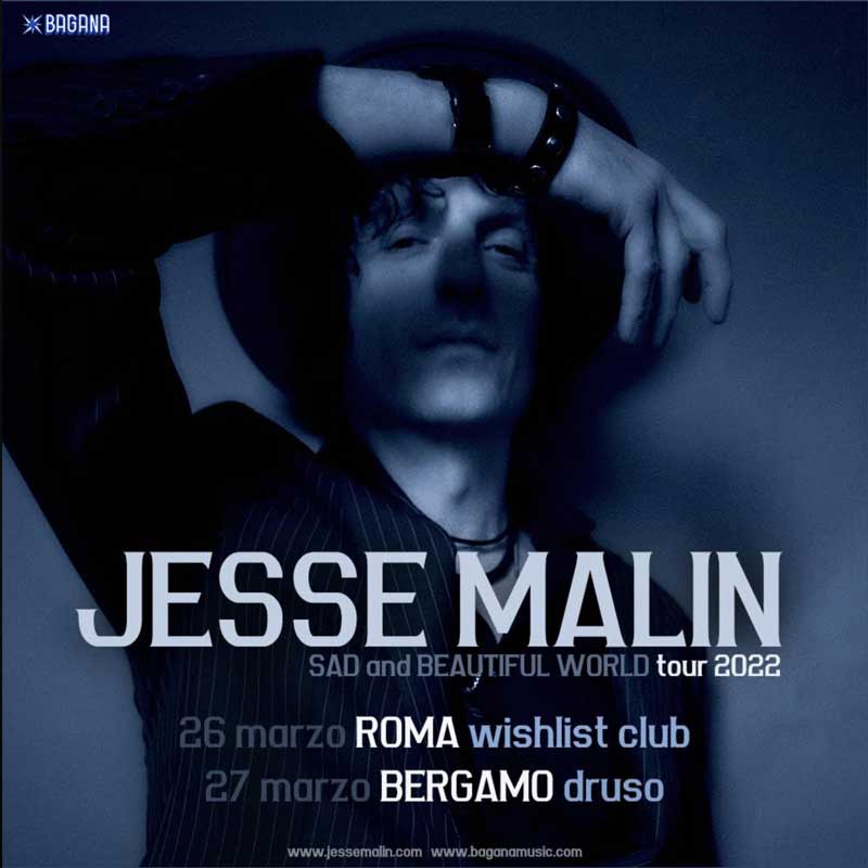 Jesse Malin torna in italia 2022