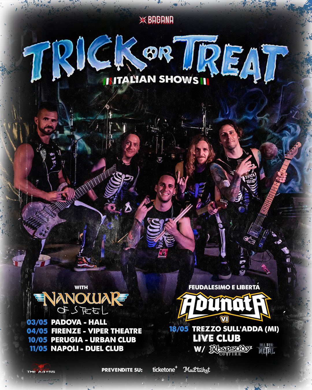 TRICK OR TREAT In tour a maggio come special guest dei Nanowar e dal vivo all’Adunata FEL